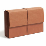 Smead Legal Recycled File Wallet, 15 3/8" x 10", 7" Expansion, Redrope, 5/Box (SMD71167BX) Box of 5