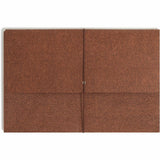 Smead Legal Recycled File Wallet, 8 1/2" x 14", 5 1/4" Expansion, Redrope, 10/Box (SMD71376) Box of 10