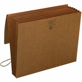 Smead Letter Recycled File Wallet, 8 1/2" x 11", 5 1/4" Expansion, Redrope, 10/Box (SMD72373BX) Box of 10