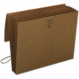 Smead Letter Recycled File Wallet, 8 1/2" x 11", 5 1/4" Expansion, Redrope, 10/Box (SMD72373BX) Box of 10