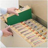 Smead TUFF Pocket Straight Tab Cut Legal Recycled File Pocket, 8 1/2" x 14", 3 1/2" Expansion, Green, 25/Box (SMD74226BX) Box of 25