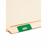Smead Numerical End Tab File Folder Labels, 6, 1.5 x 1.5, Green, 250/Roll (SMD67426) 1 Roll