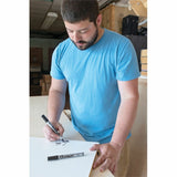 Dixon Industrial RediMark Chisel Tip Permanent Markers, Black Ink, Metal Barrel, 12/Dozen (DIX87170) 1 Dozen