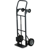Safco® Tuff Truck Convertible Hand Truck, 400 lb to 500 lb Capacity, 14.5 x 45.6, Black (SAF4070) Each