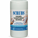 SCRUBS Hand Sanitizer Wipes, 85/Tub (ITW90985EA) Each