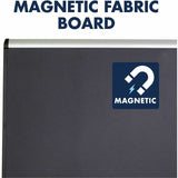 Quartet Prestige Plus Magnetic Bulletin Board, 48" Board Height x 72" Board Width (QRTMB547A) Each