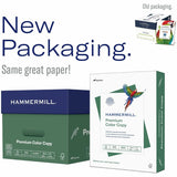 Hammermill Premium Color Copy Print Paper, 100 Bright, 28 lb Bond Weight, 8.5 x 11, Photo White, 500 Sheets/Ream, 8 Reams/Carton (HAM102467CT) Case of 4000