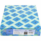 Sparco Premium Grade Pastel Color Copy Paper, Letter, 8 1/2" x 11", 20 lb, Green, 10 Reams/Carton (SPR05123CT) Case of 5000