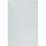 Pacon Ruled Chart Pad, 100 Sheets, Glue, Front Ruling Surface, 1" Ruled, 24" x 36" (PAC3052) Each
