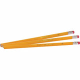 Dixon Wood-Cased Pencils, Black Lead, #2, Yellow Wood Barrel, 1 Dozen (DIX12872DZ) 1 Dozen
