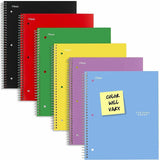 Five Star Three-subject Notebook, 150 Sheets, Wire Bound, 8" x 10 1/2" (MEA05204) Each