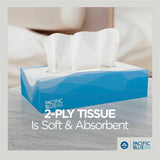 Pacific Blue Select Facial Tissue Flat Box, 2 Ply, 100/Box (GPC48100) Box of 100
