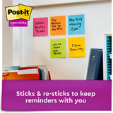 Post-it Super Sticky Note Pads, 135, 3" x 3", 45 Sheets per Pad (MMM3321SSAU) 1 Pack