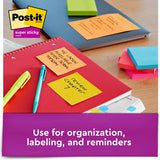 Post-it Super Sticky Note Pads, 135, 3" x 3", 45 Sheets per Pad (MMM3321SSAU) 1 Pack