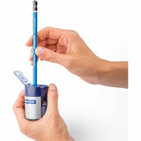 Staedtler Double-hole Tub Pencil Sharpener, 2 Hole(s), 1.5" x 1.5", Plastic (STD512001) Each