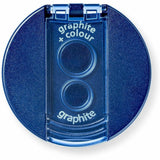 Staedtler Double-hole Tub Pencil Sharpener, 2 Hole(s), 1.5" x 1.5", Plastic (STD512001) Each