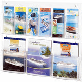 Safco Nine Compartment Magazine/Pamphlet Display (SAF5666CL) Each