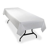 Genuine Joe Banquet-Size Plastic Tablecover, 300 ft Length x 40" Width, Plastic, White (GJO10324) Each