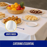 Genuine Joe Banquet-Size Plastic Tablecover, 300 ft Length x 40" Width, Plastic, White (GJO10324) Each