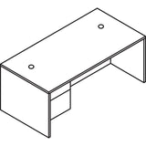 HON 10500 H10584L Pedestal Desk, 29.5" x 66" x 30" (HON10584LNN) Each