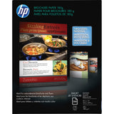 HP Glossy Brochure Inkjet Paper, Glossy, 98 Brightness, Letter, 8 1/2" x 11" (HEWQ1987A) 1 Pack