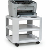 Master Mobile Printer Stand, 75 lb Load Capacity, 8.50" x 18" x 18", Gray (MAT24060) Each