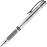 uniball Signo Gel Impact Pen, 1 mm Bold Pen Point, Refillable, Metallic Silver Ink, 12/Dozen (UBC60758) 1 Dozen