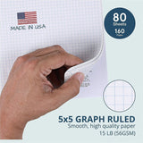 Roaring Spring Graph Ruled Hard Cover Composition Book, 80 Sheets, 160 Pages (ROA77227) Each