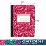 Roaring Spring Wide Ruled Hard Cover Composition Book, 100 Sheets, 200 Pages (ROA77229) Each