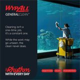 Wypall GeneralClean L30 Heavy Duty Cleaning Towels, 12" x 12.50" (KCC05812) 1 Pack