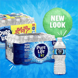 Pure Life Purified Bottled Water, Ready-to-Drink, 16.91 fl oz (500 mL), 24/Carton (NLE101264) Case of 24