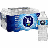 Pure Life Purified Bottled Water, Ready-to-Drink, 16.91 fl oz (500 mL), 24/Carton (NLE101264) Case of 24