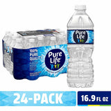 Pure Life Purified Bottled Water, Ready-to-Drink, 16.91 fl oz (500 mL), 24/Carton (NLE101264) Case of 24
