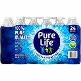 Pure Life Purified Bottled Water, Ready-to-Drink, 16.91 fl oz (500 mL), 24/Carton (NLE101264) Case of 24
