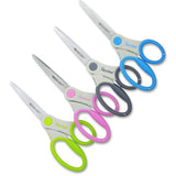 Westcott Student Ultra Soft Handle Scissors, 7" Overall Length, Straight-left/right, Stainless Steel, Pointed Tip (ACM14609) Each
