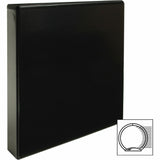 Business Source Round-ring View Binder, 1 1/2", Letter, 8 1/2" x 11", 350 Sheet Capacity, Black (BSN09954) Each
