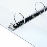 Business Source Round-ring View Binder, 1 1/2", Letter, 8 1/2" x 11", 350 Sheet Capacity, White (BSN09955) Each