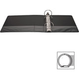 Business Source Round-ring View Binder, 3", Letter, 8 1/2" x 11", 625 Sheet Capacity, Black (BSN09958) Each