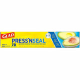 Glad 70 Square Foot Press'n Seal Food Plastic Wrap, 11.80" x 71.10 ft (CLO70441EA) Each