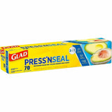 Glad 70 Square Foot Press'n Seal Food Plastic Wrap, 11.80" x 71.10 ft (CLO70441EA) Each