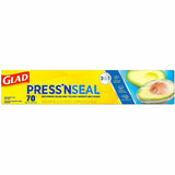 Glad 70 Square Foot Press'n Seal Food Plastic Wrap, 11.80" x 71.10 ft (CLO70441EA) Each