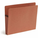 Smead Straight Tab Cut Letter Recycled File Pocket, 8 1/2" x 11", 3 1/2" Expansion, Redrope, 25/Box (SMD73610) Box of 25