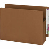 Smead Straight Tab Cut Letter Recycled File Pocket, 8 1/2" x 11", 3 1/2" Expansion, Redrope, 25/Box (SMD73610) Box of 25