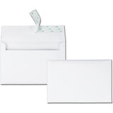 Quality Park Greeting Card/Invitation Envelope, A-9, Square Flap, Redi-Strip Adhesive Closure, 5.75 x 8.75, White, 100/Box (QUA10750) Box of 100
