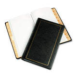 Wilson Jones® Looseleaf Corporation Minute Book, 1-Subject, Unruled, Black/Gold Cover, (250) 14 x 8.5 Sheets (WLJ039531) Each