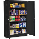 Tennsco Jumbo Storage Cabinet, 48" x 24" x 78", Black (TNNJ2478SUBK) Each