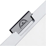 DURABLE DURACLIP Letter Report Cover, 8 1/2" x 11", 30 Sheets Capacity, Vinyl, Steel, Black (DBL220301) Each
