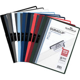 DURABLE DuraClip Report Cover, Clip Fastener, 8.5 x 11, Clear/Navy, 25/Box (DBL220328) Each