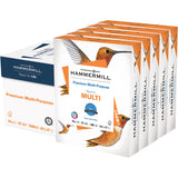 Hammermill Premium Multipurpose Paper, White, 97 Brightness, 8 1/2" x 11", 24 lb Basis Weight, 500/Ream, 5/Carton (HAM105810) Case of 2500