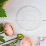 Dart 10 oz HIPS Plastic Straw-Slotted Lid, Translucent, 3.5" Diameter, 100/Pack (DCC10SLPK) Pack of 100
